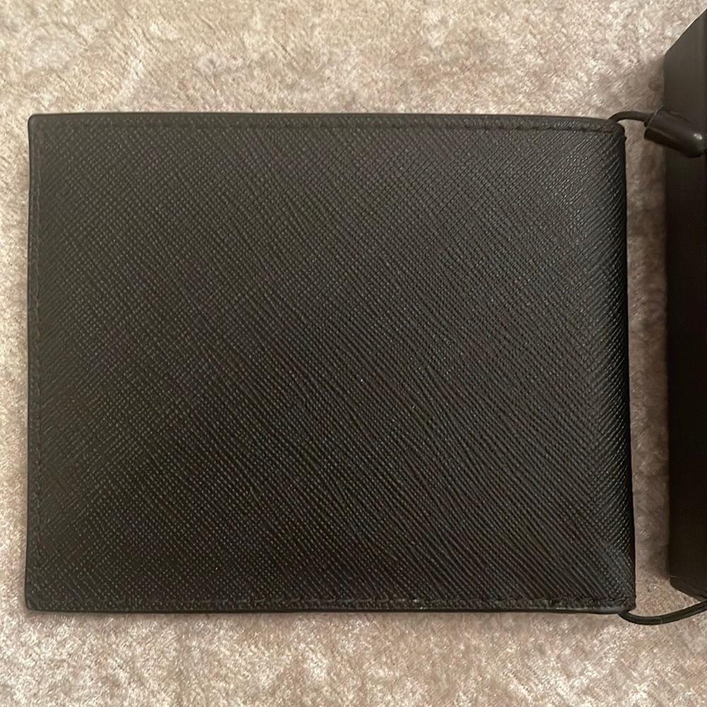 Brand New Michael Kors Genuine Leather Slim Billfold Black Men’s Andy Wallet - Picture 5 of 13